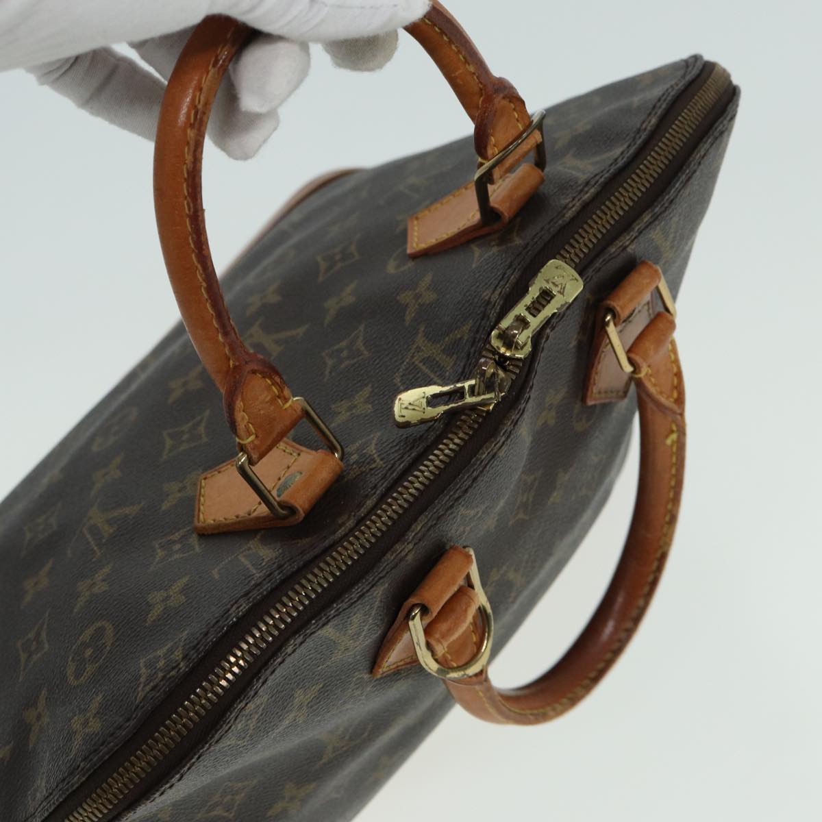 LOUIS VUITTON Monogram Alma Hand Bag M51130 LV 83789