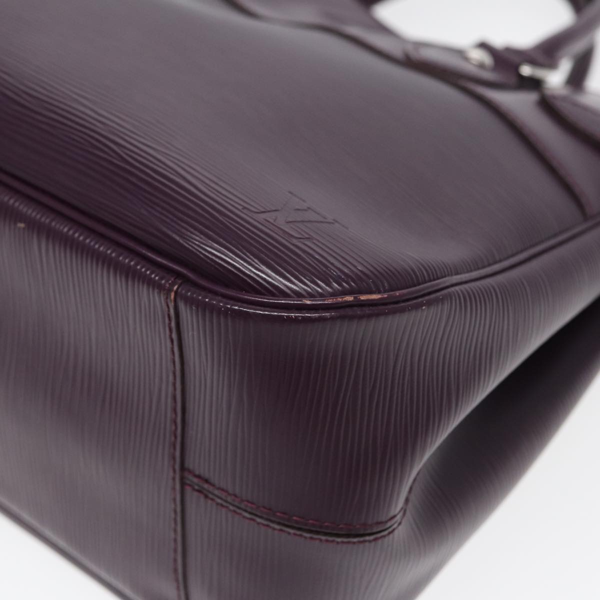 LOUIS VUITTON Epi Passy PM Hand Bag Purple Cassis M5926K LV 83792