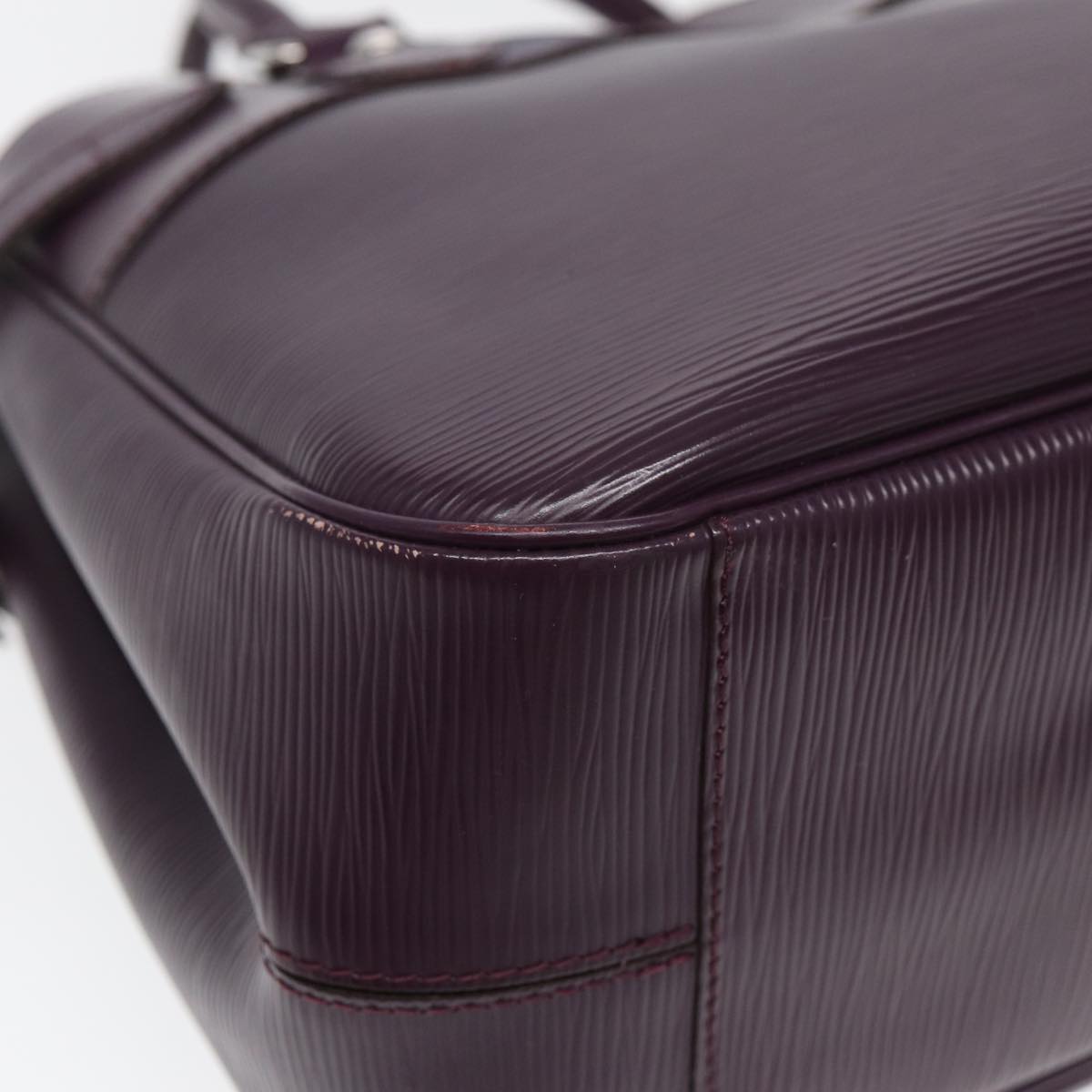 LOUIS VUITTON Epi Passy PM Hand Bag Purple Cassis M5926K LV 83792
