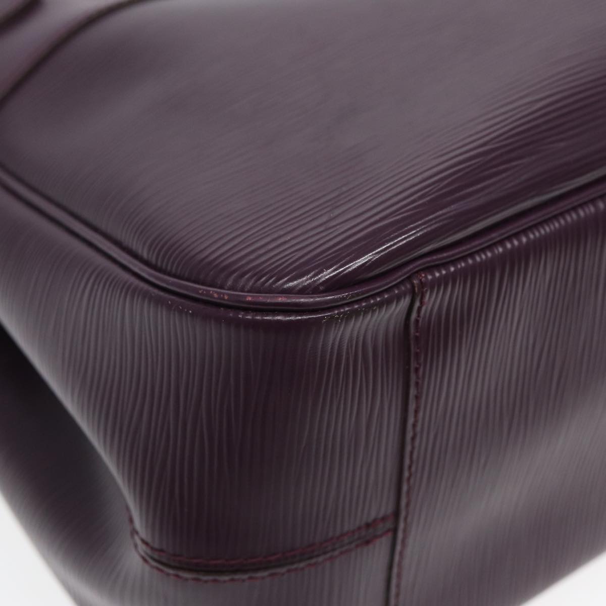 LOUIS VUITTON Epi Passy PM Hand Bag Purple Cassis M5926K LV 83792