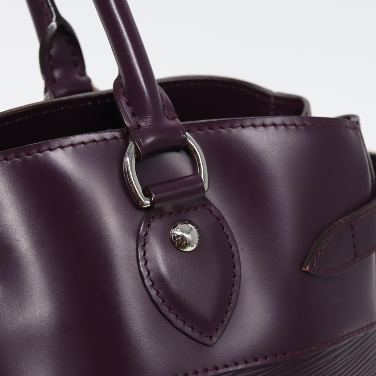 LOUIS VUITTON Epi Passy PM Hand Bag Purple Cassis M5926K LV 83792