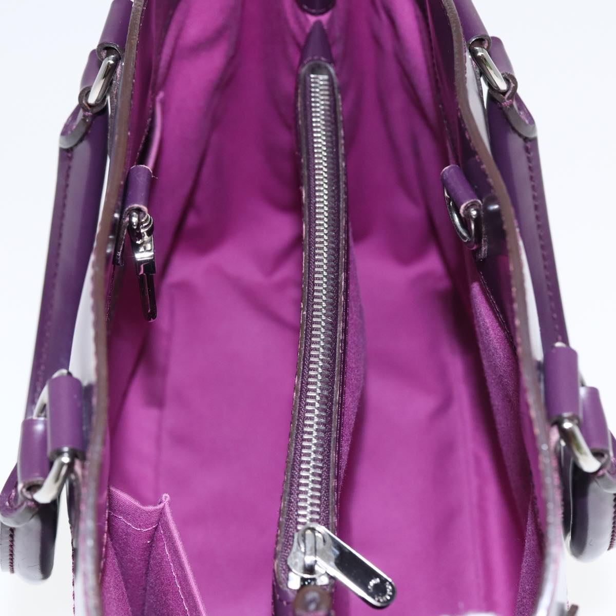 LOUIS VUITTON Epi Passy PM Hand Bag Purple Cassis M5926K LV 83792