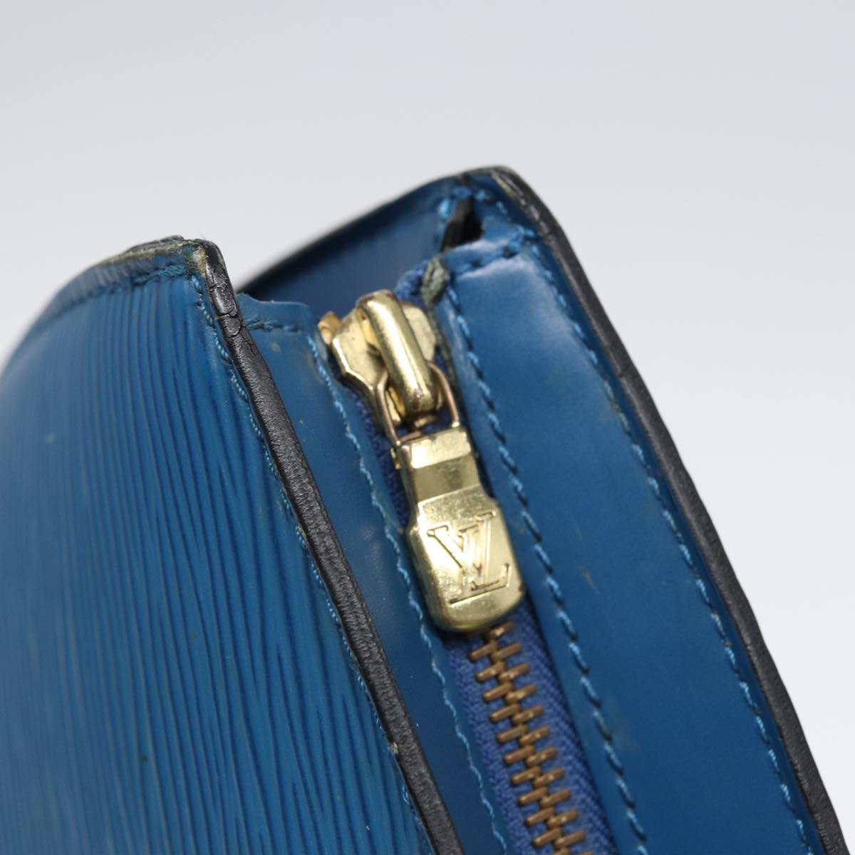LOUIS VUITTON Epi Saint Jacques Shopping Shoulder Bag Blue M52275 LV 83793