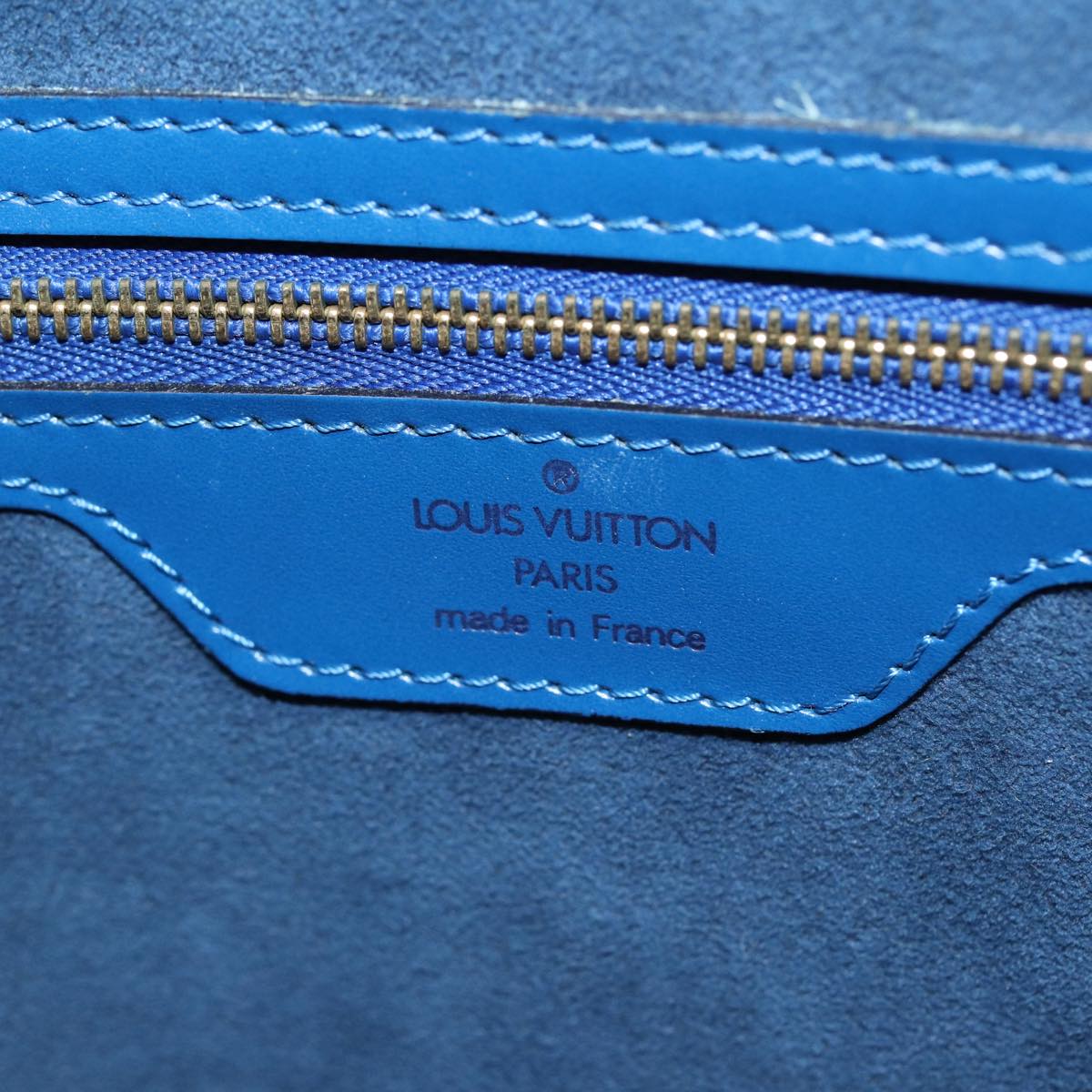 LOUIS VUITTON Epi Saint Jacques Shopping Shoulder Bag Blue M52275 LV 83793