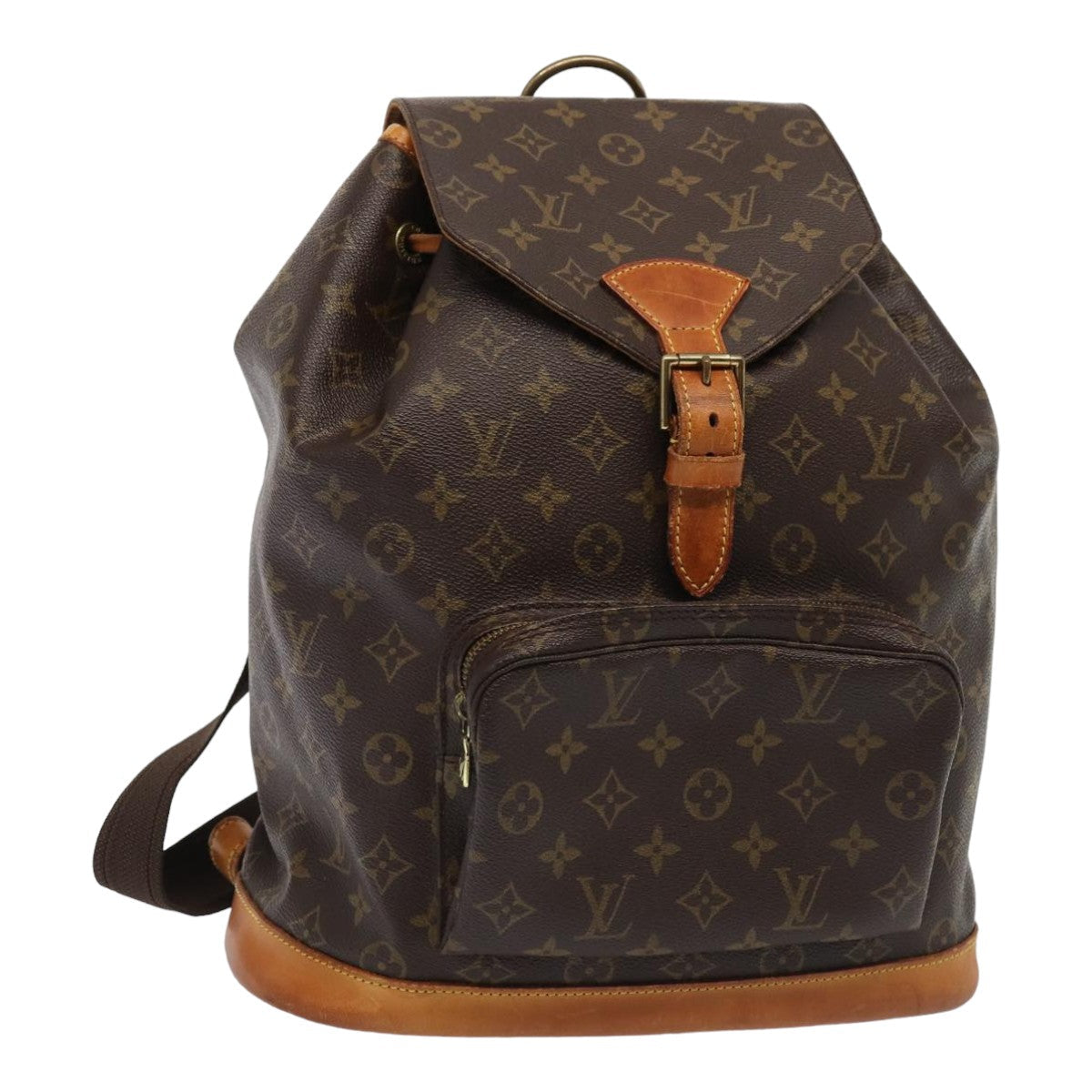 LOUIS VUITTON Monogram Montsouris GM Backpack M51135 LV 83796