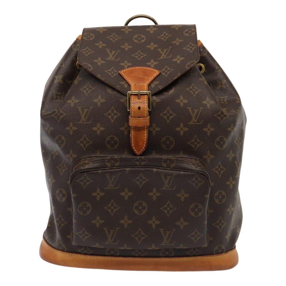 LOUIS VUITTON Monogram Montsouris GM Backpack M51135 LV 83796