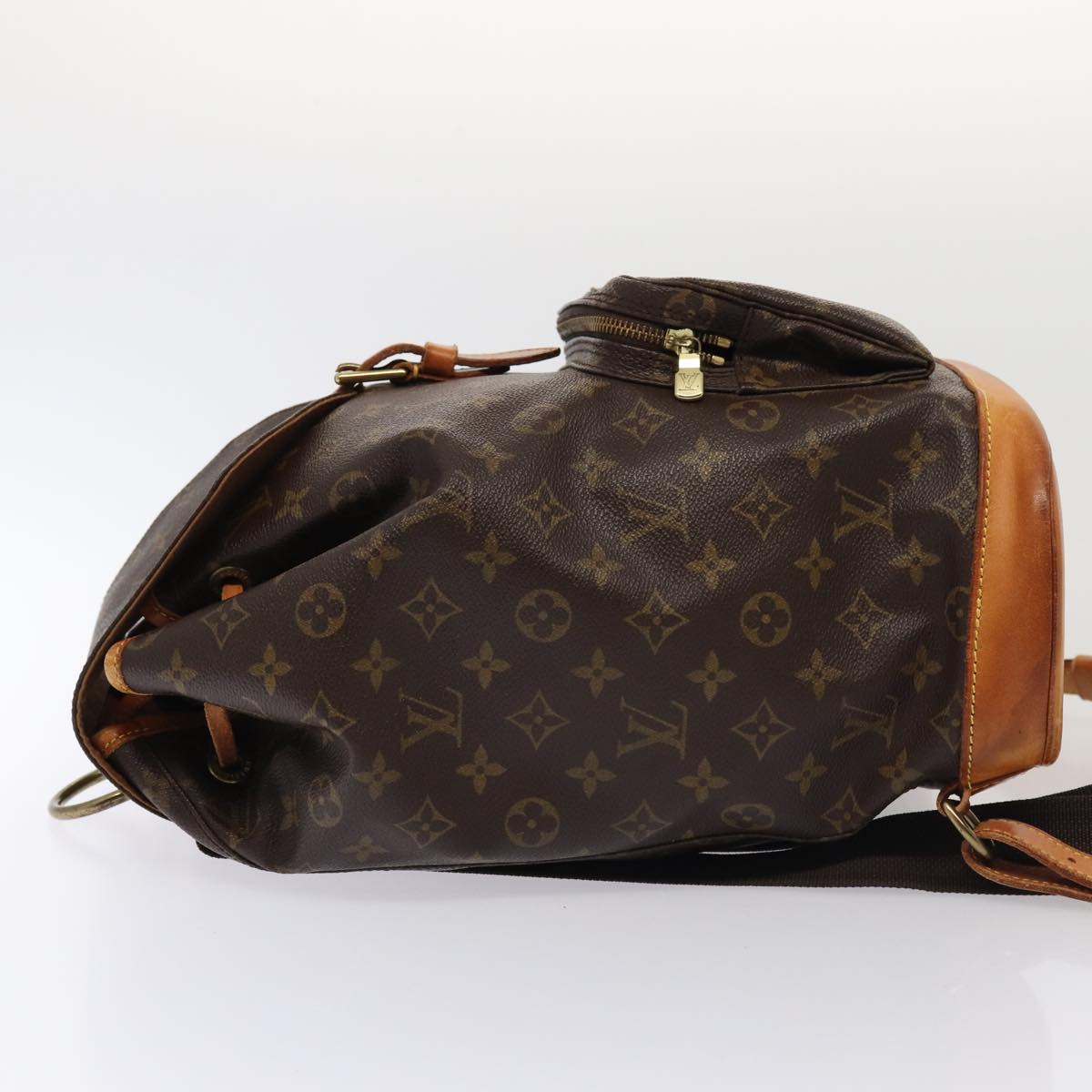 LOUIS VUITTON Monogram Montsouris GM Backpack M51135 LV 83796
