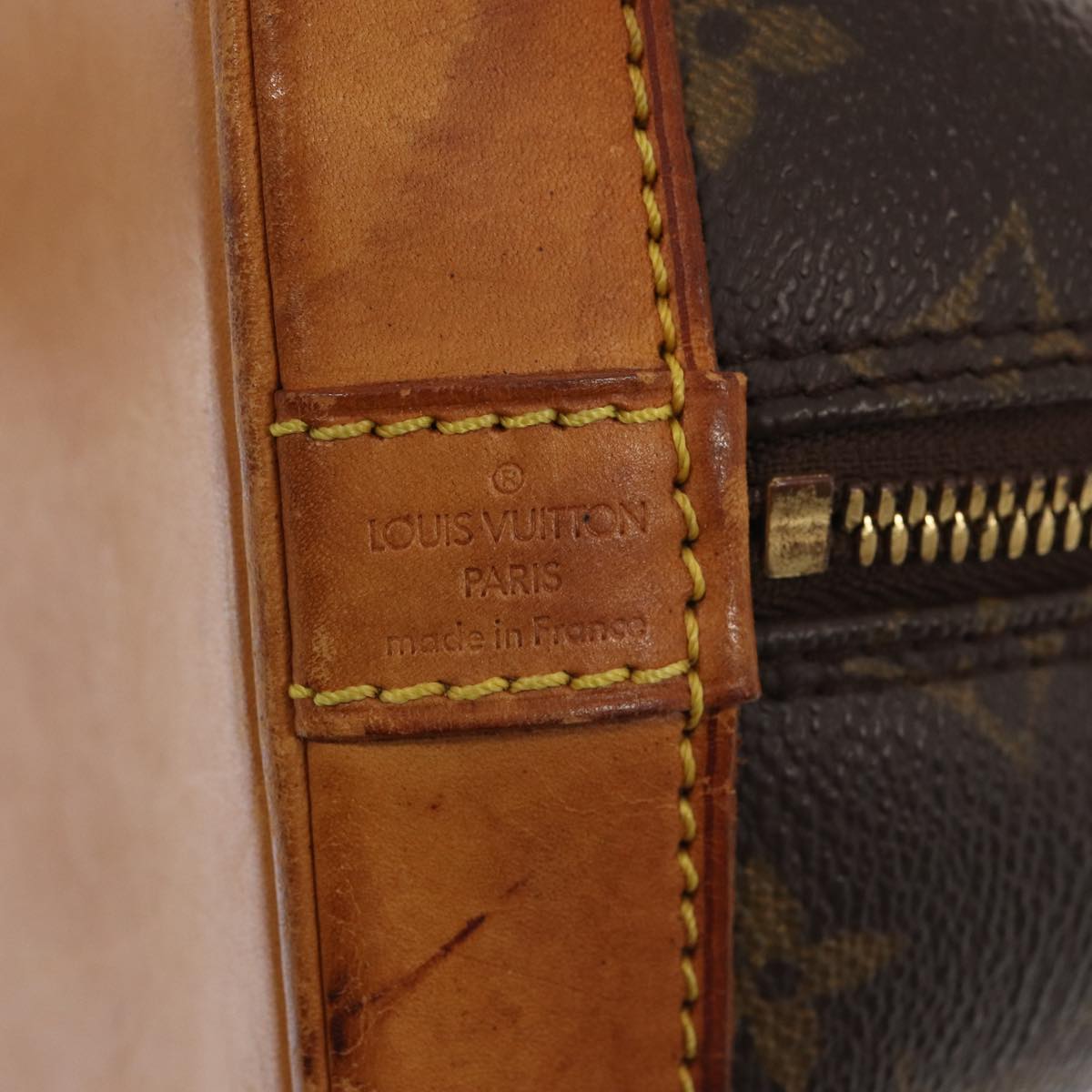 LOUIS VUITTON Monogram Alma Hand Bag M51130 LV 83820
