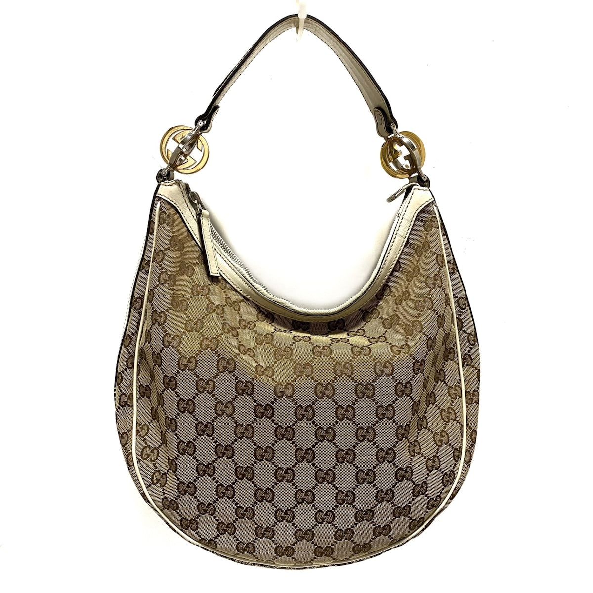 Luxury Gucci Trending 2025 Gg Twins  Canvas Shoulder Bag ()