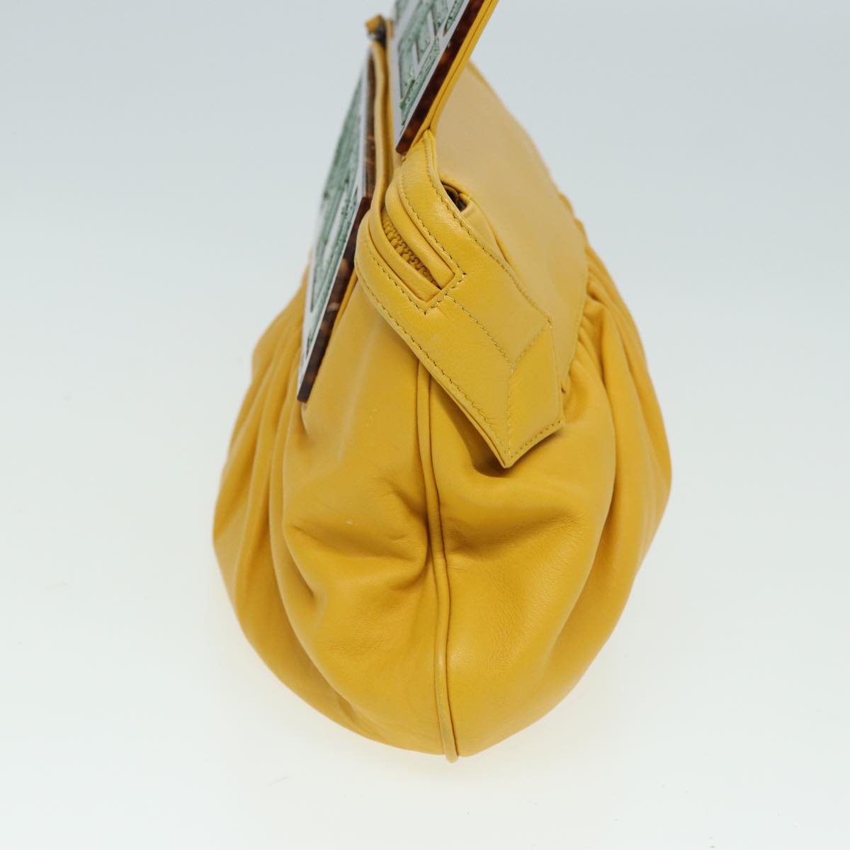 Luxury Fendi Hand Bag Leather Yellow83832