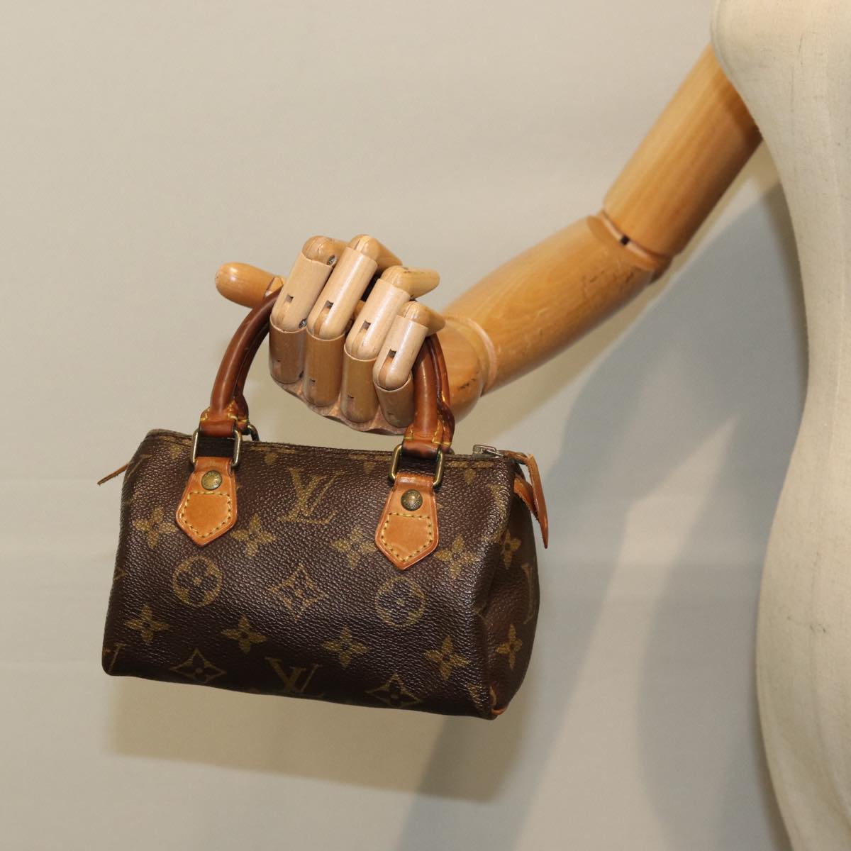 LOUIS VUITTON Monogram Mini Speedy Hand Bag M41534 LV 83849