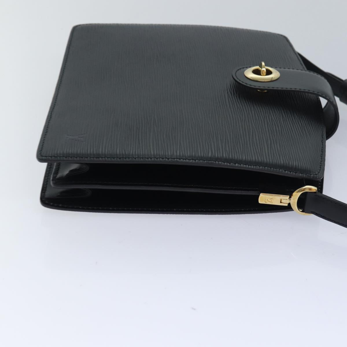 LOUIS VUITTON Epi Capuchin Shoulder Bag Black M52342 LV 83869