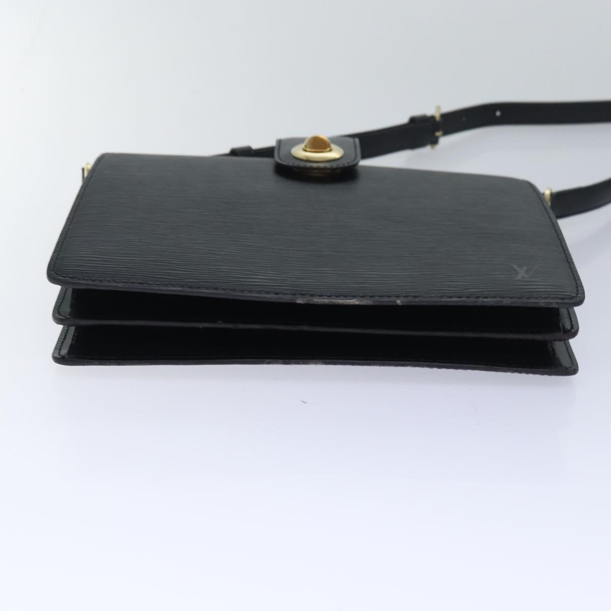 LOUIS VUITTON Epi Capuchin Shoulder Bag Black M52342 LV 83869