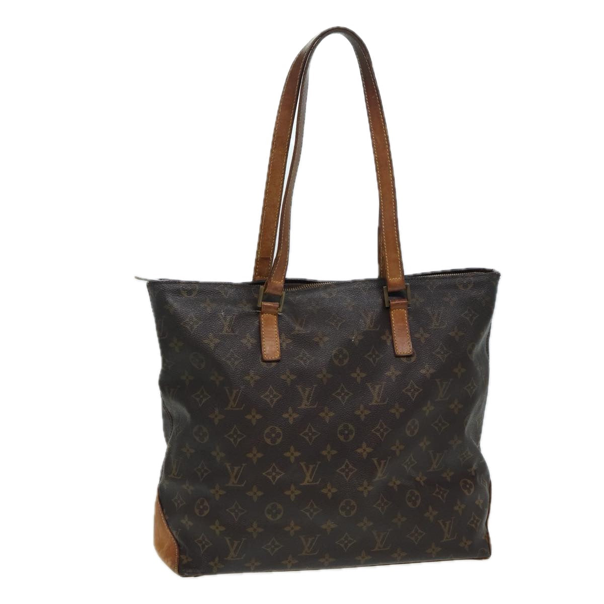 LOUIS VUITTON Monogram Cabas Mezzo Tote Bag M51151 LV 83886