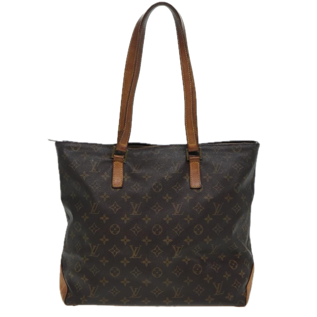 LOUIS VUITTON Monogram Cabas Mezzo Tote Bag M51151 LV 83886