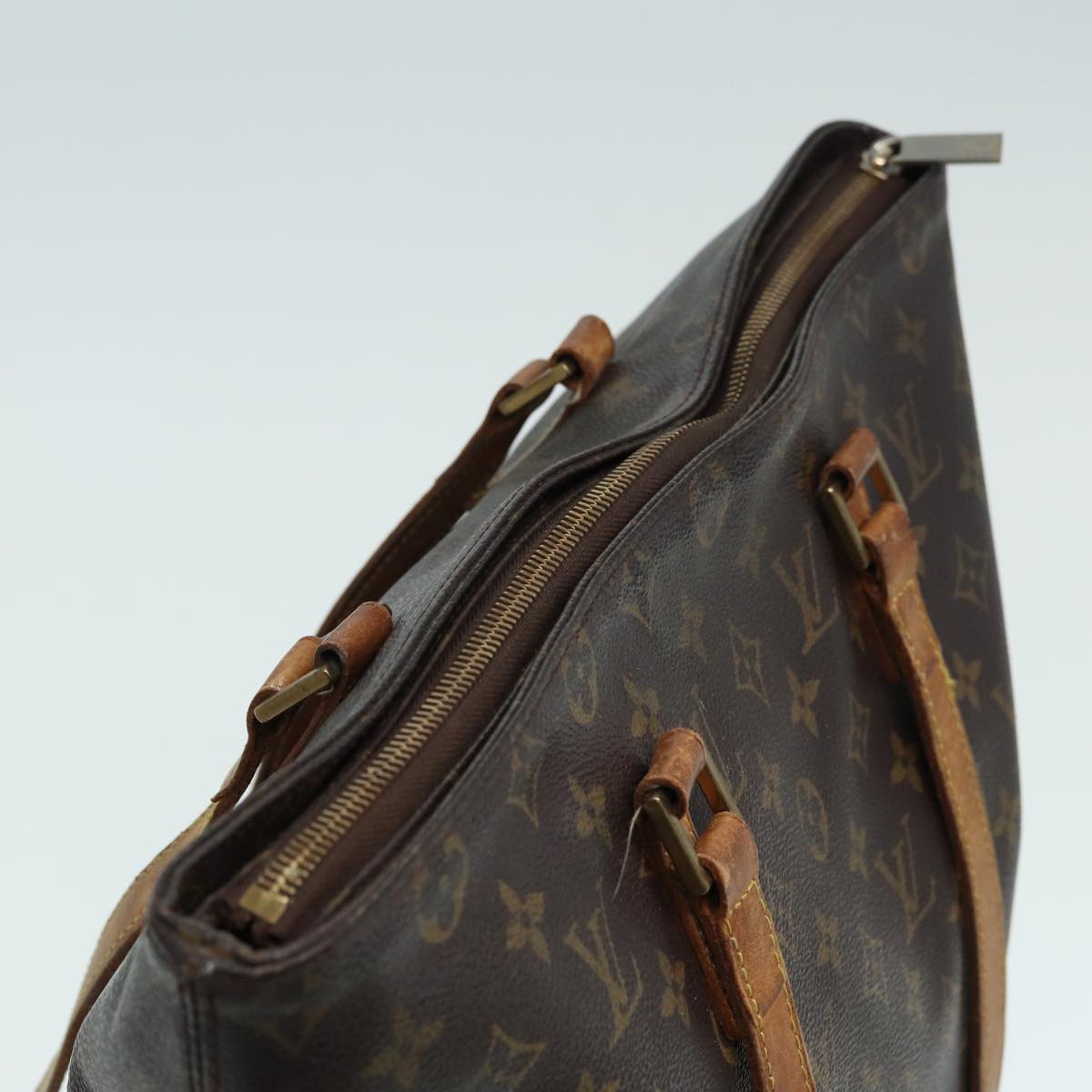 LOUIS VUITTON Monogram Cabas Mezzo Tote Bag M51151 LV 83886