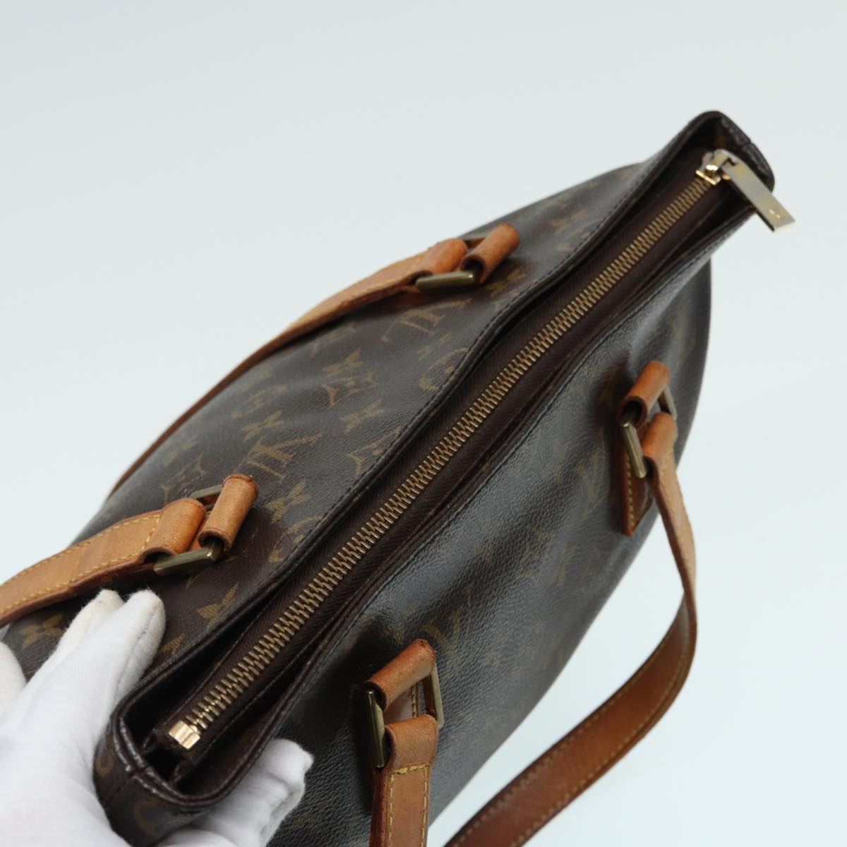 LOUIS VUITTON Monogram Cabas Piano Tote Bag M51148 LV 83887