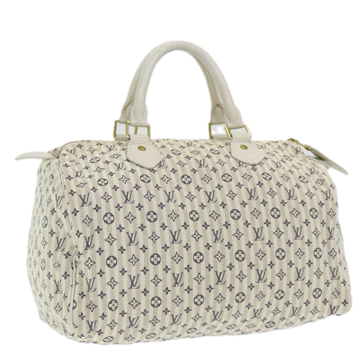 LOUIS VUITTON Monogram Mini Lin Croisette Speedy 30 Hand Bag M95500 83893