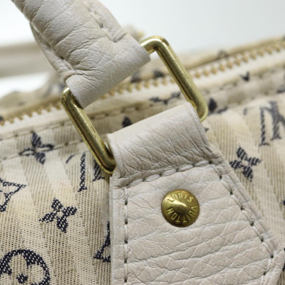 LOUIS VUITTON Monogram Mini Lin Croisette Speedy 30 Hand Bag M95500 83893