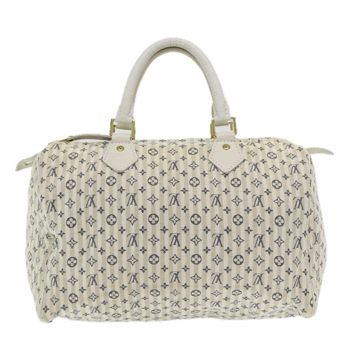 LOUIS VUITTON Monogram Mini Lin Croisette Speedy 30 Hand Bag M95500 83893
