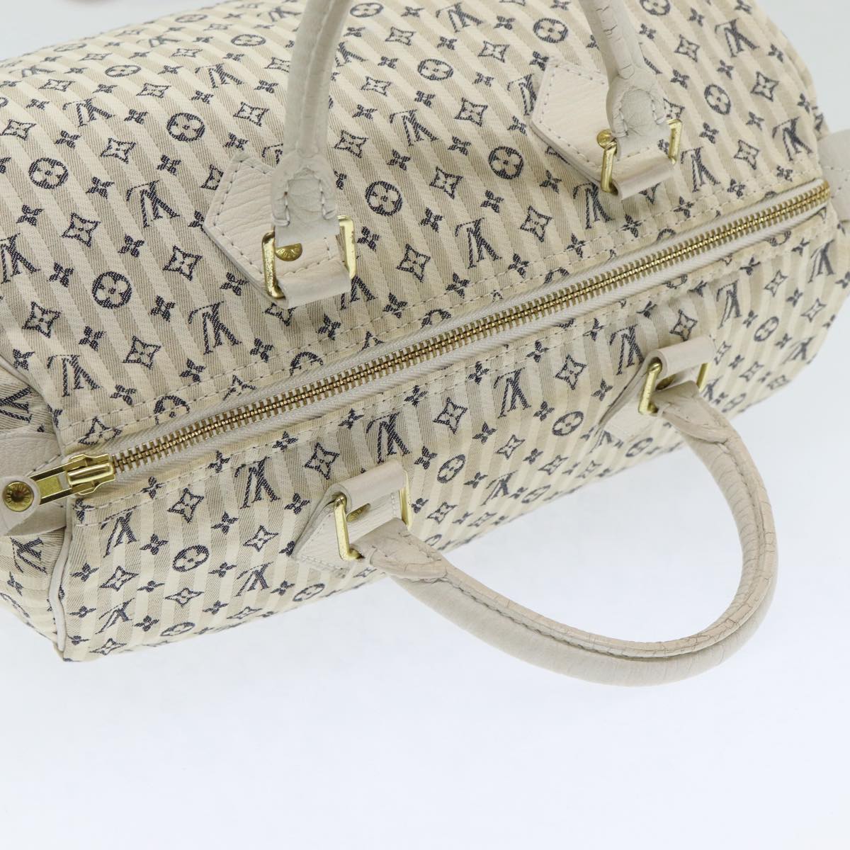LOUIS VUITTON Monogram Mini Lin Croisette Speedy 30 Hand Bag M95500 83893