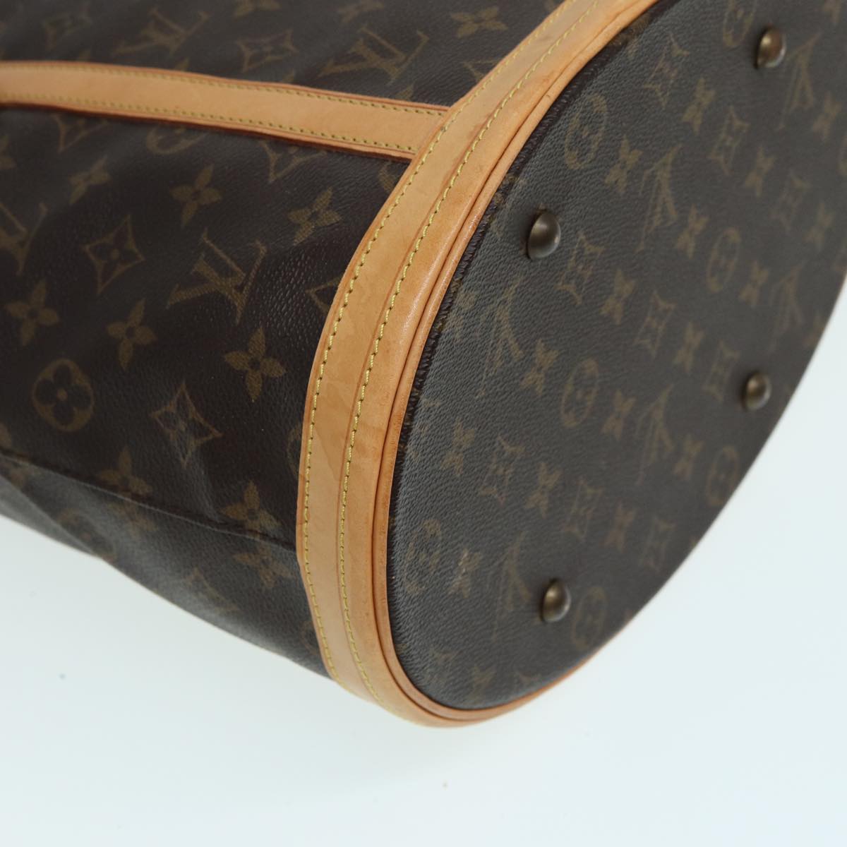 LOUIS VUITTON Monogram Bucket GM Shoulder Bag M42236 LV 83899