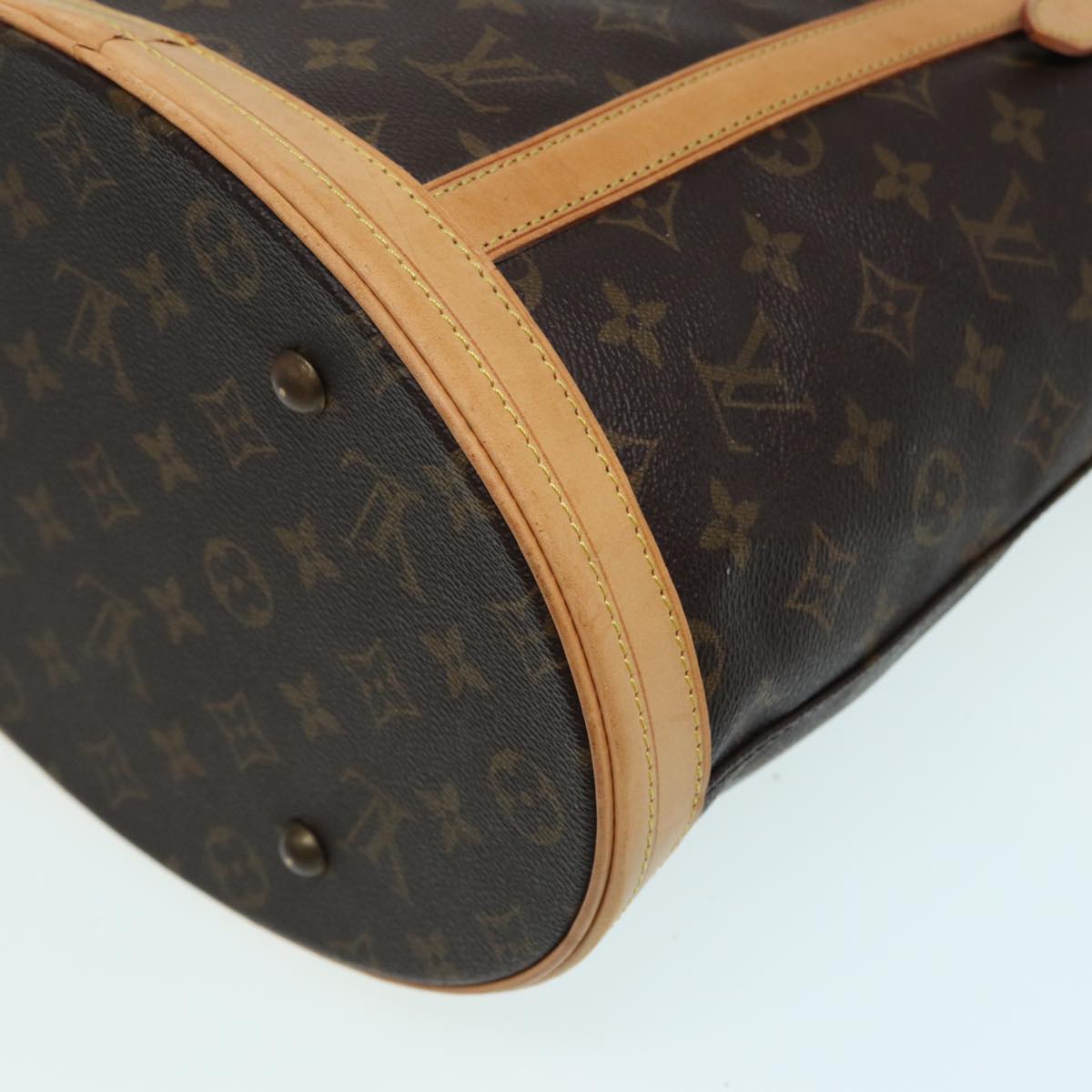 LOUIS VUITTON Monogram Bucket GM Shoulder Bag M42236 LV 83899