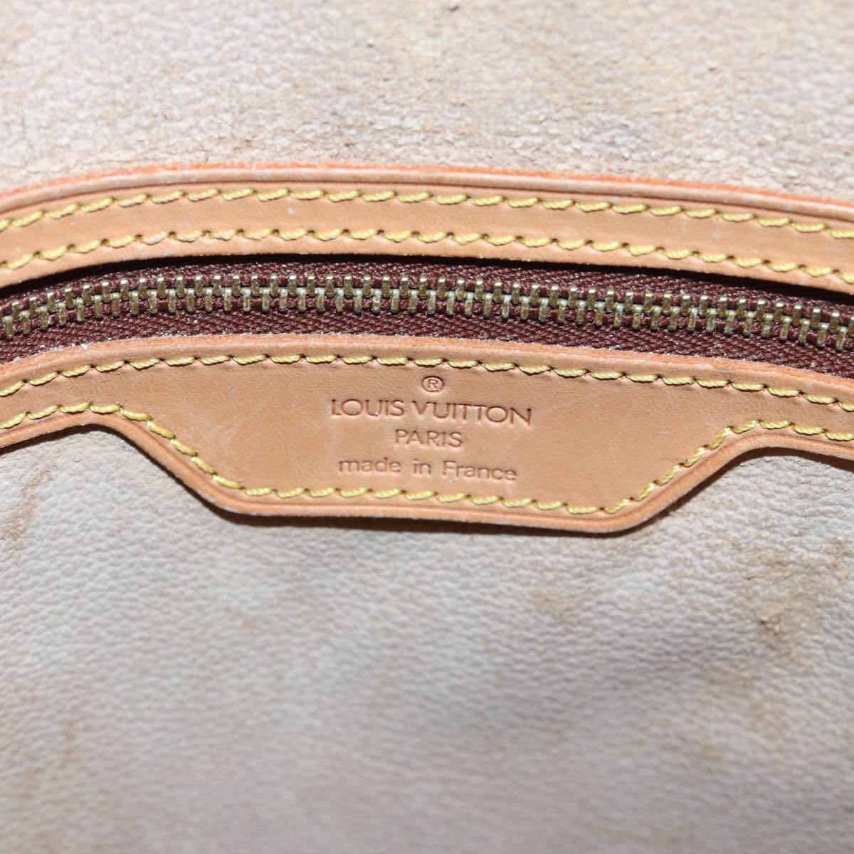 LOUIS VUITTON Monogram Bucket GM Shoulder Bag M42236 LV 83899