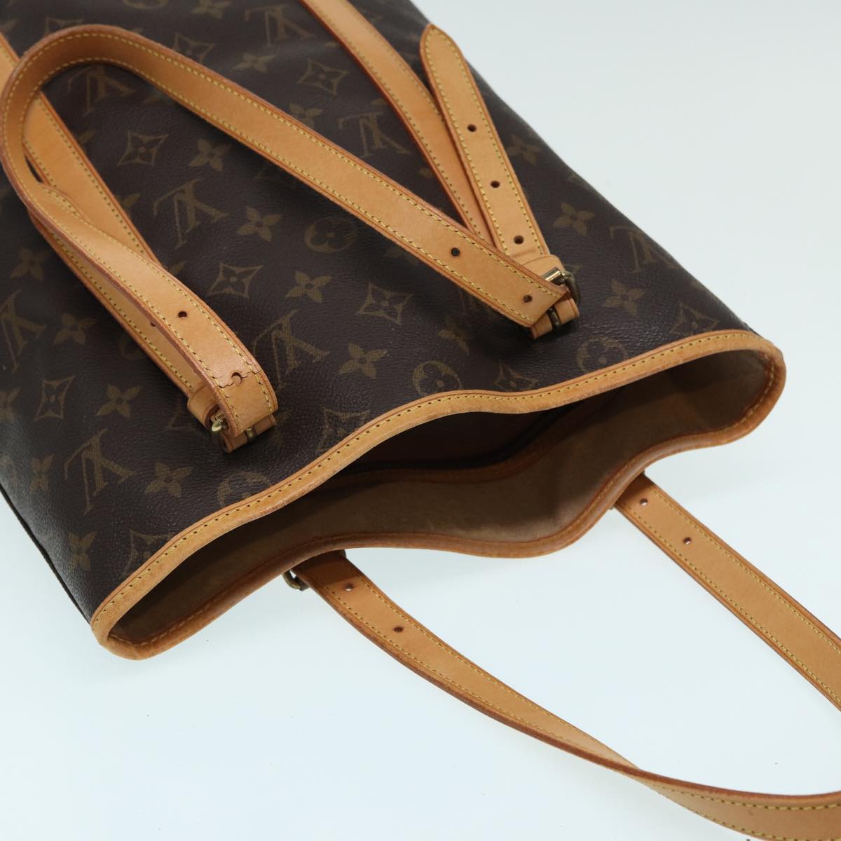 LOUIS VUITTON Monogram Bucket GM Shoulder Bag M42236 LV 83899