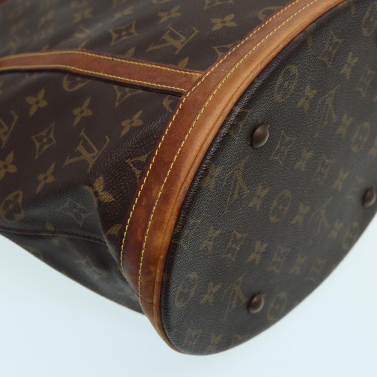 LOUIS VUITTON Monogram Bucket GM Shoulder Bag M42236 LV 83901