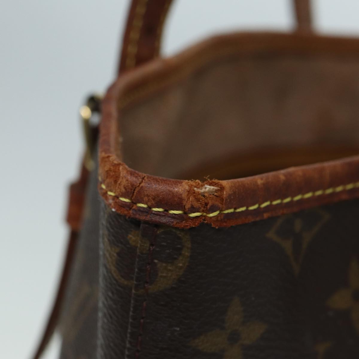 LOUIS VUITTON Monogram Bucket GM Shoulder Bag M42236 LV 83901