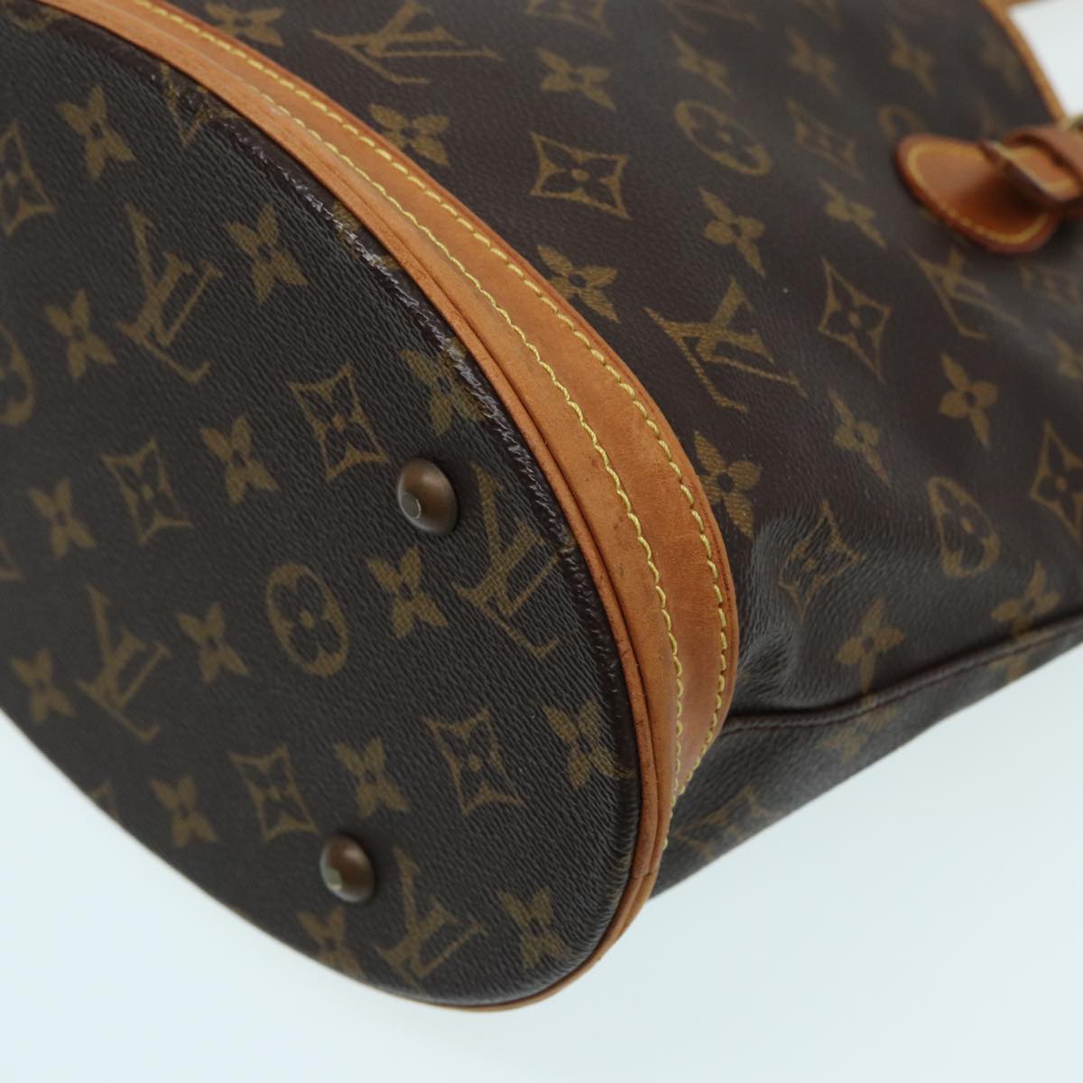 LOUIS VUITTON Monogram Bucket PM Shoulder Bag M42238 LV 83904