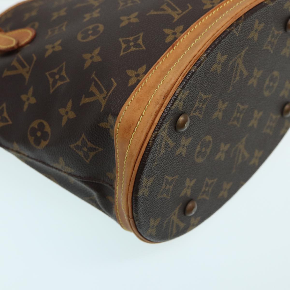 LOUIS VUITTON Monogram Bucket PM Shoulder Bag M42238 LV 83904