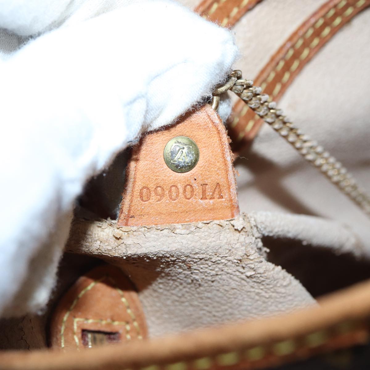 LOUIS VUITTON Monogram Bucket PM Shoulder Bag M42238 LV 83904
