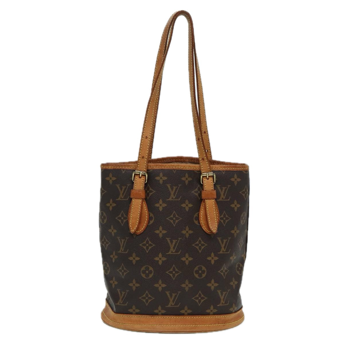 LOUIS VUITTON Monogram Bucket PM Shoulder Bag M42238 LV 83904