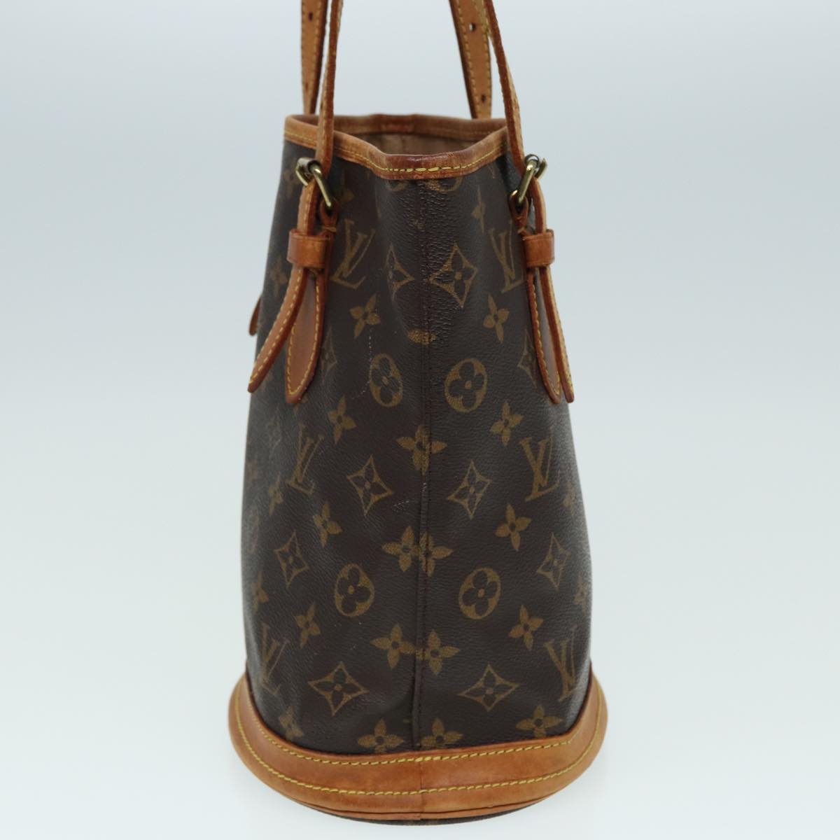 LOUIS VUITTON Monogram Bucket PM Shoulder Bag M42238 LV 83904