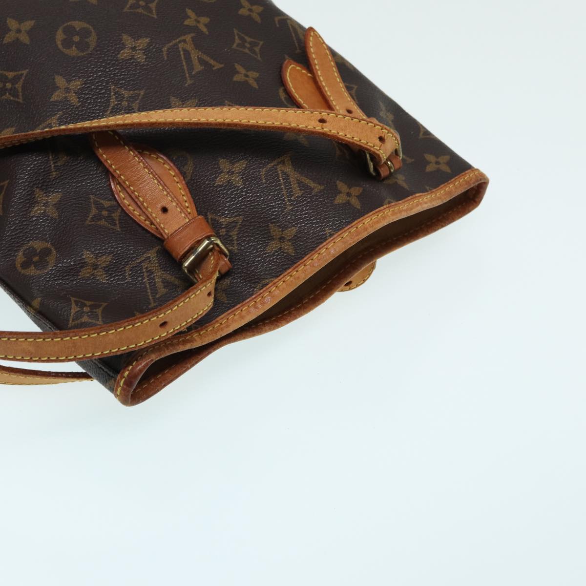 LOUIS VUITTON Monogram Bucket PM Shoulder Bag M42238 LV 83904