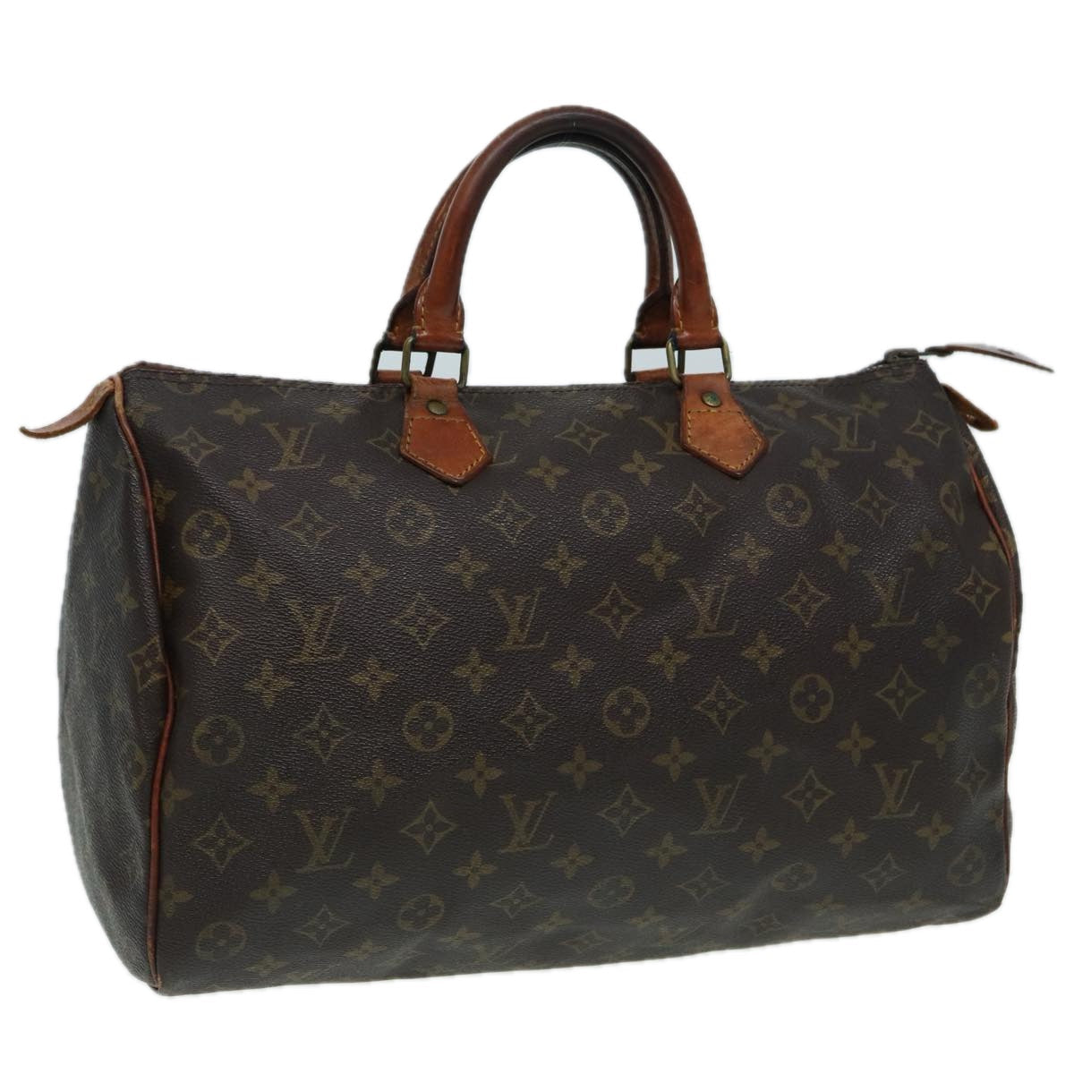 LOUIS VUITTON Monogram Speedy 35 Hand Bag M41524 LV 83911