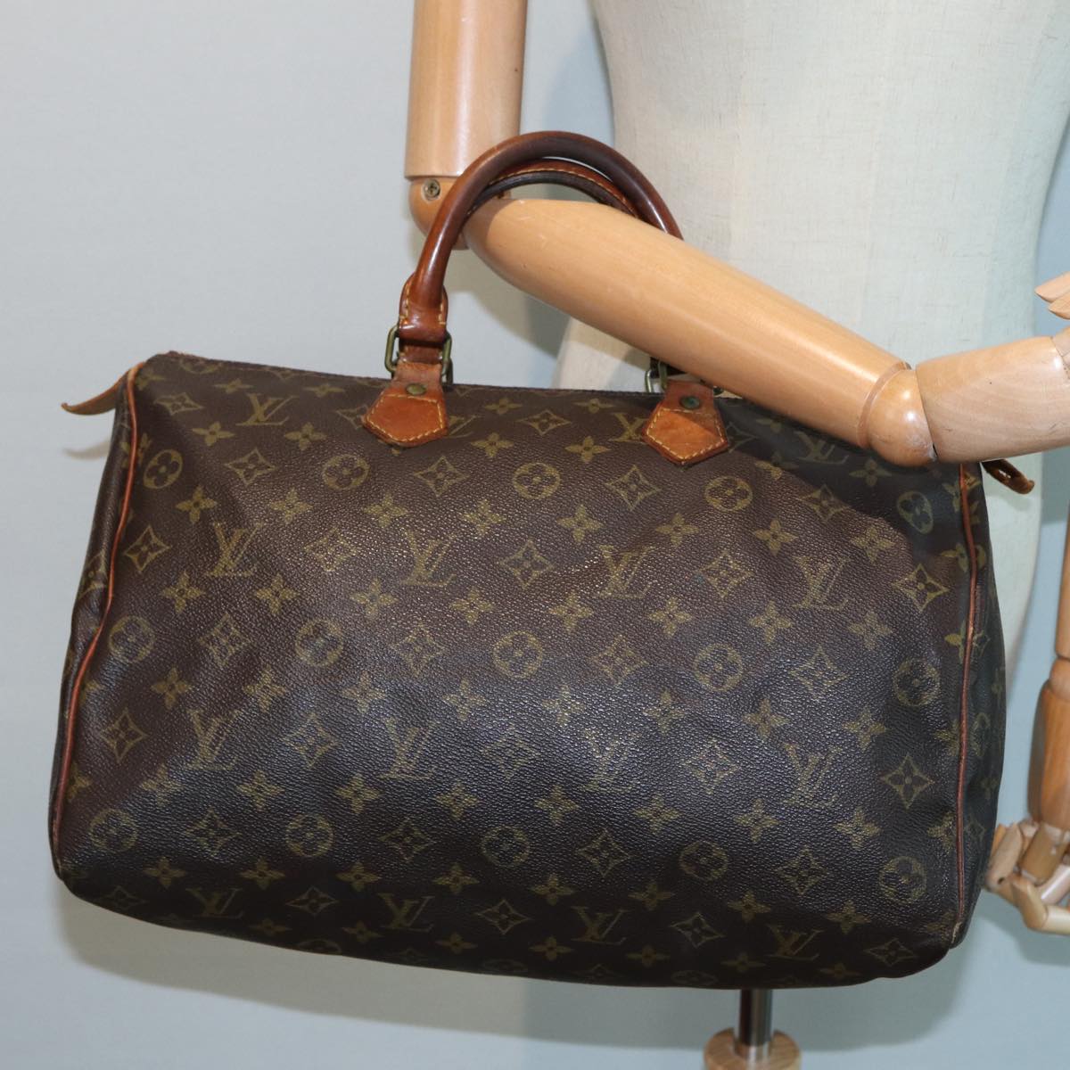 LOUIS VUITTON Monogram Speedy 35 Hand Bag M41524 LV 83911