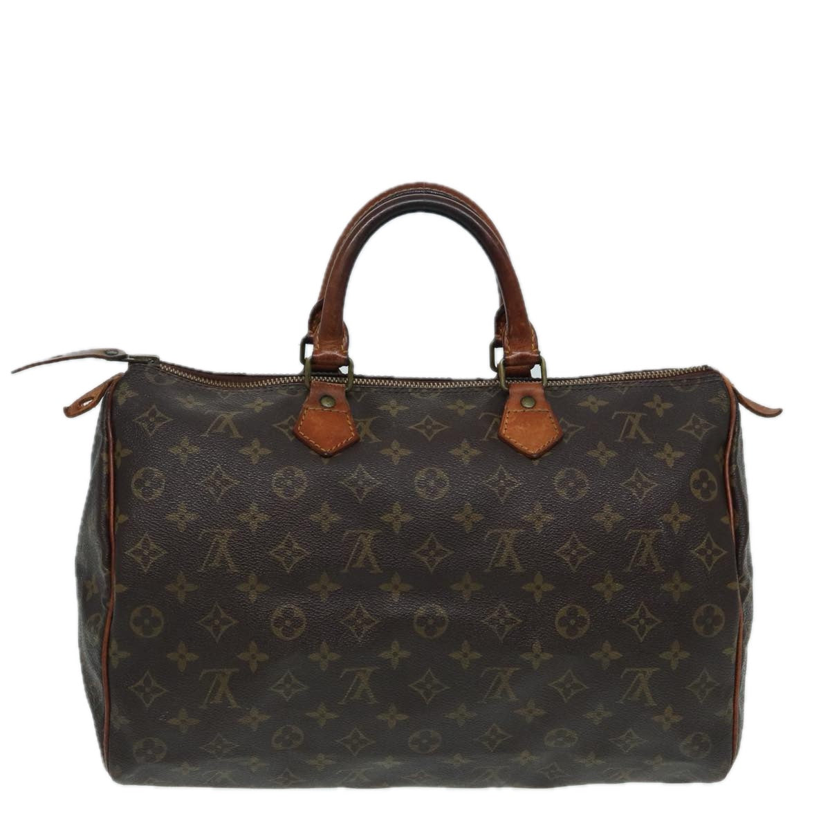 LOUIS VUITTON Monogram Speedy 35 Hand Bag M41524 LV 83911