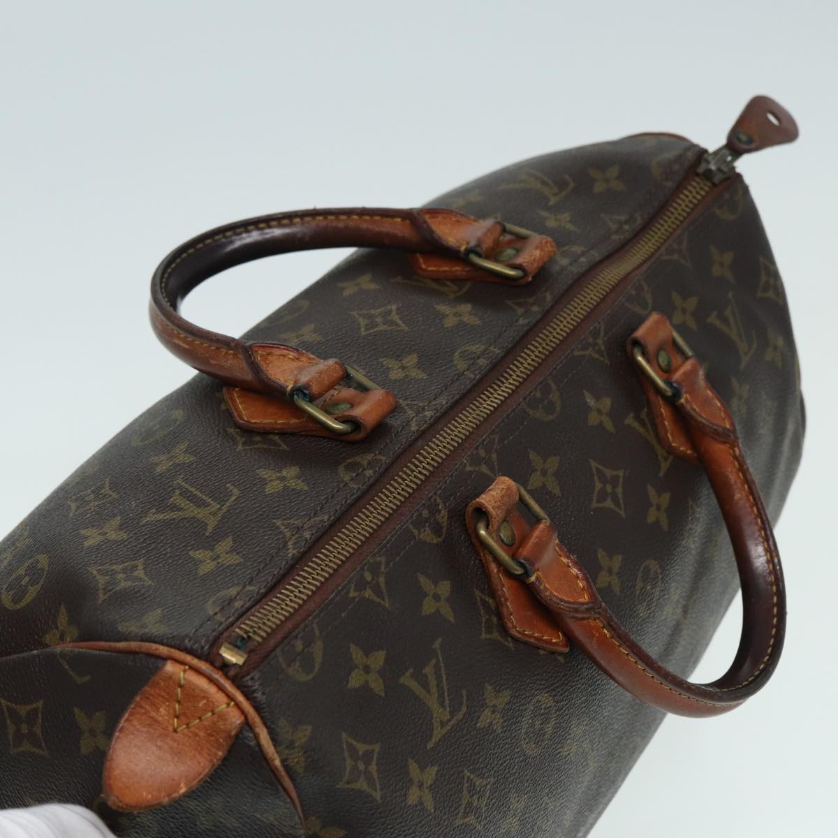 LOUIS VUITTON Monogram Speedy 35 Hand Bag M41524 LV 83911