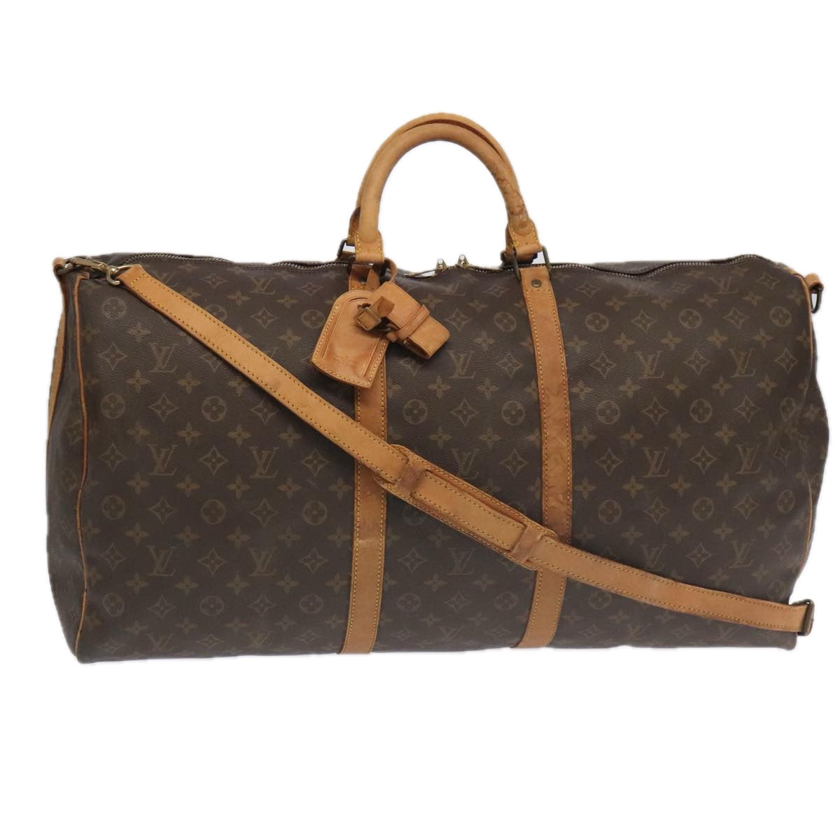 LOUIS VUITTON Monogram Keepall Bandouliere 60 Boston Bag M41412 LV 83919