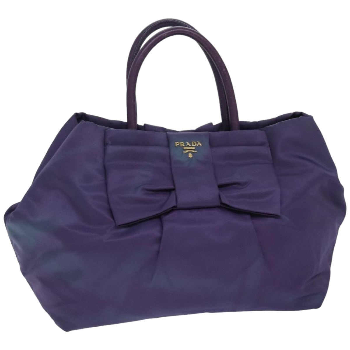 Luxury Prada Hand Bag Nylon Purple  83954