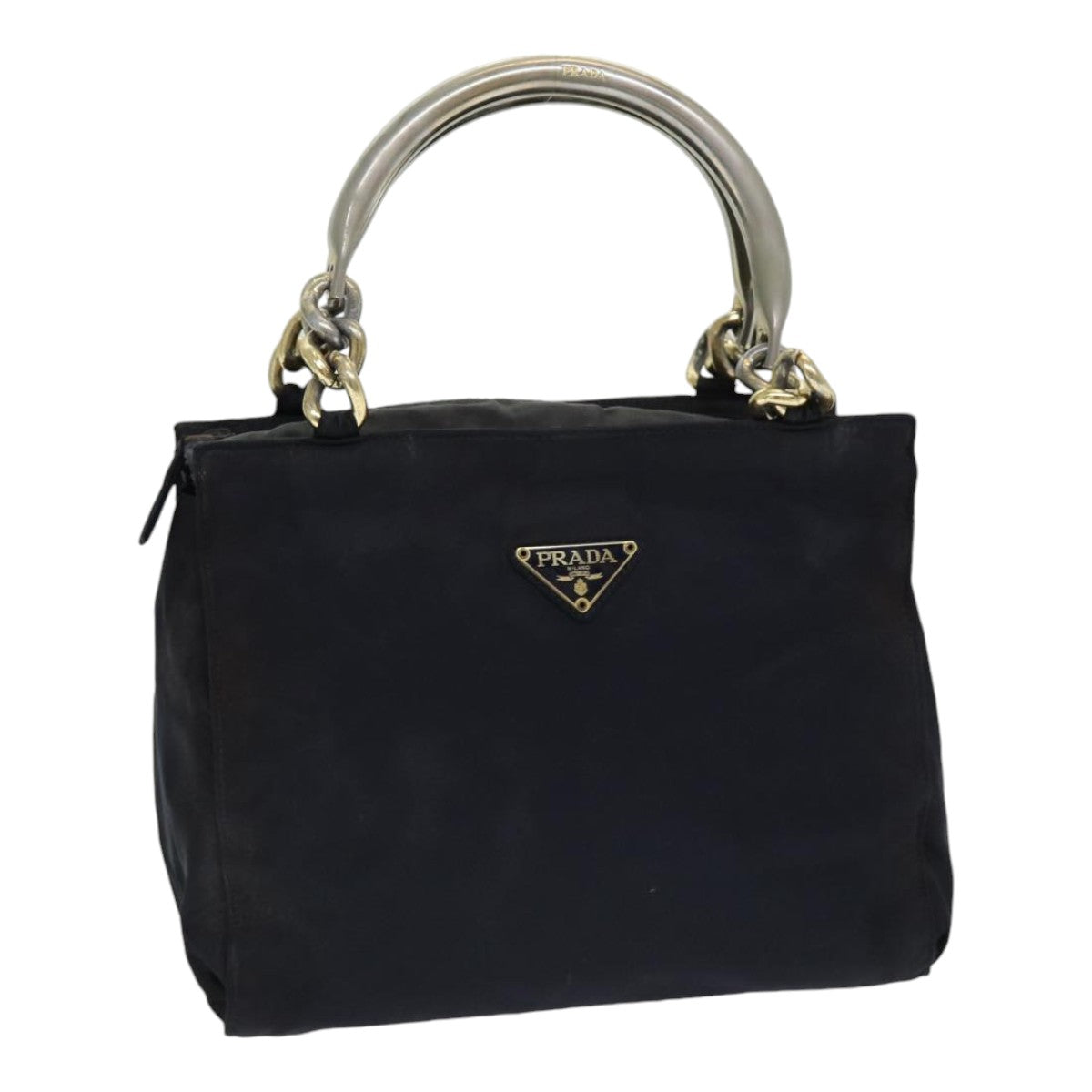 Luxury Prada Hand Bag Nylon Black  83956