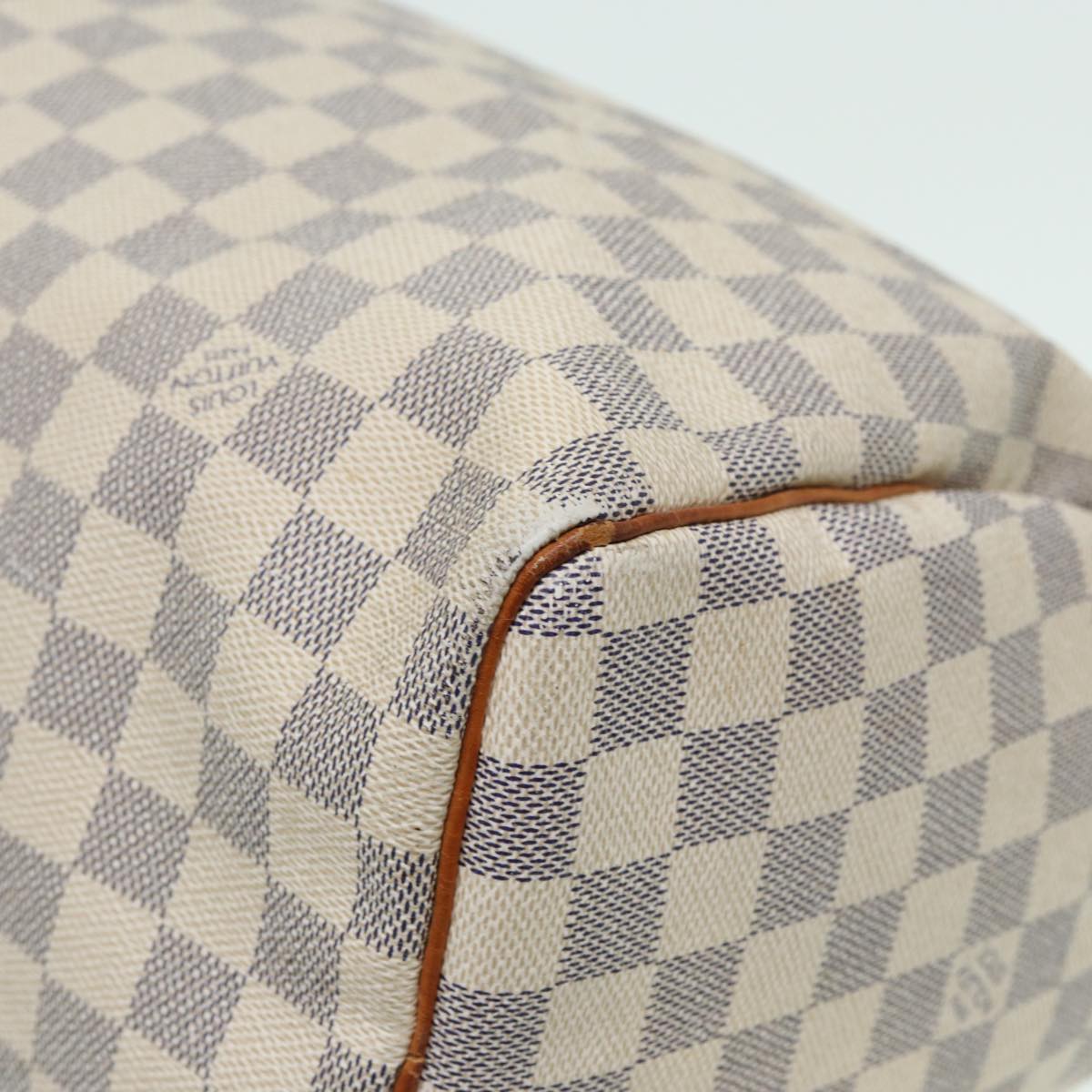 LOUIS VUITTON Damier Azur Speedy 30 Hand Bag N41533 LV 83992
