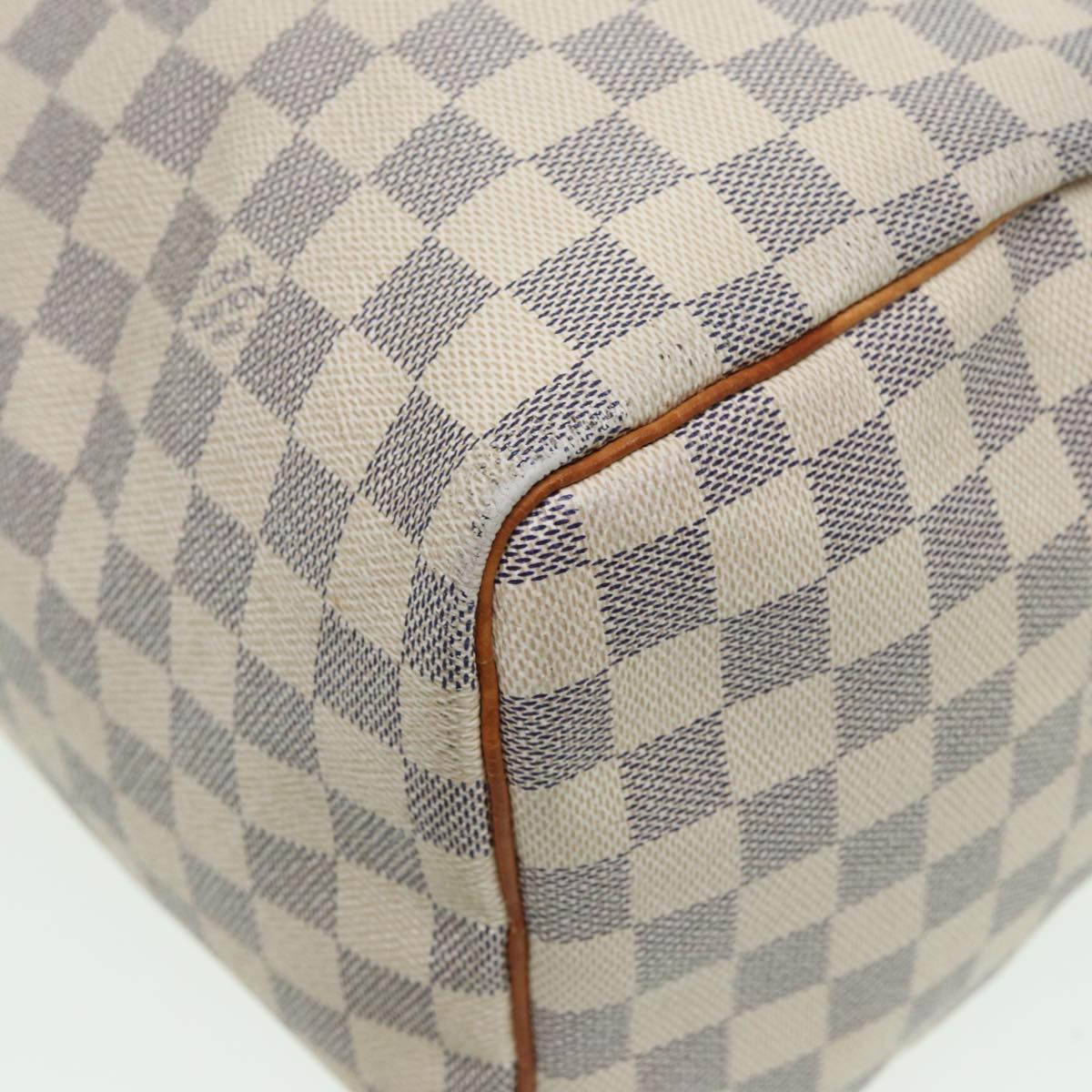 LOUIS VUITTON Damier Azur Speedy 30 Hand Bag N41533 LV 83992
