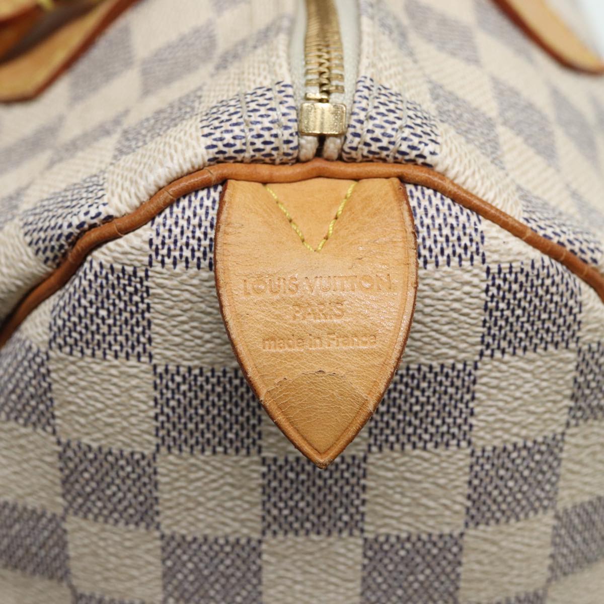 LOUIS VUITTON Damier Azur Speedy 30 Hand Bag N41533 LV 83992