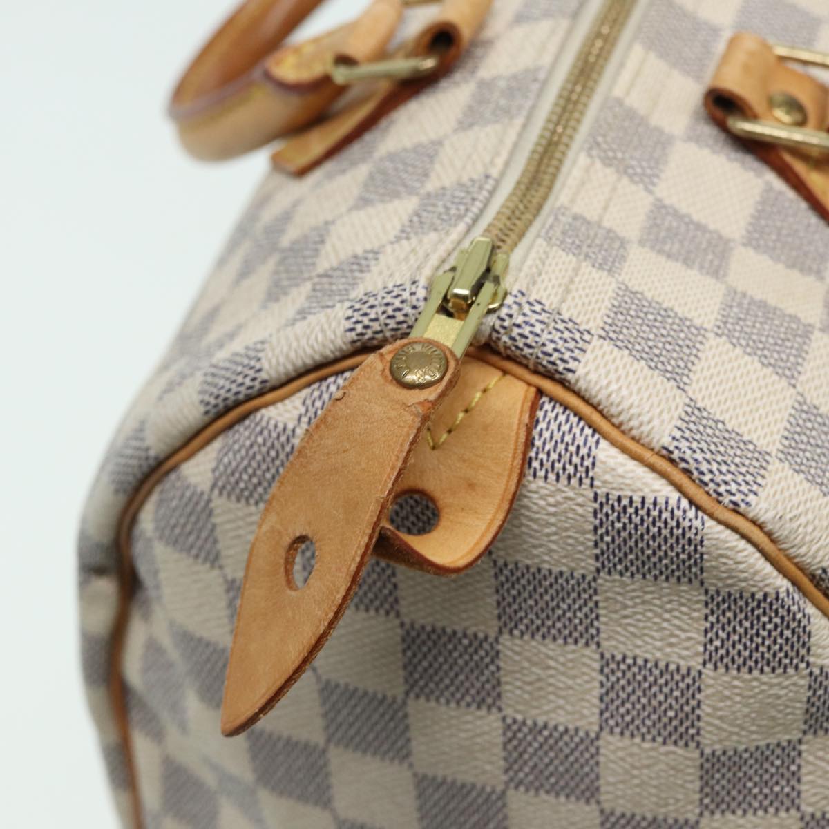 LOUIS VUITTON Damier Azur Speedy 30 Hand Bag N41533 LV 83992
