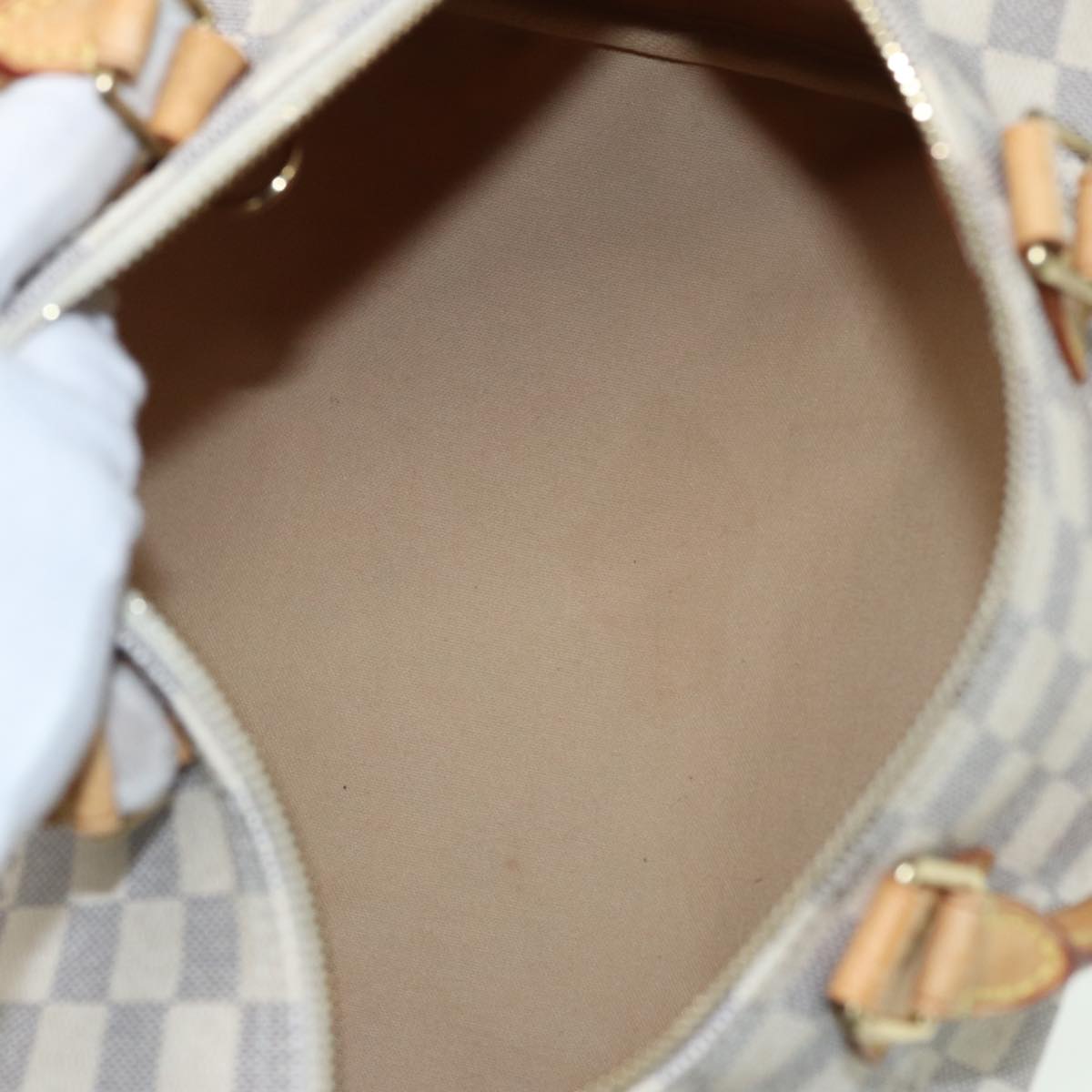 LOUIS VUITTON Damier Azur Speedy 30 Hand Bag N41533 LV 83992