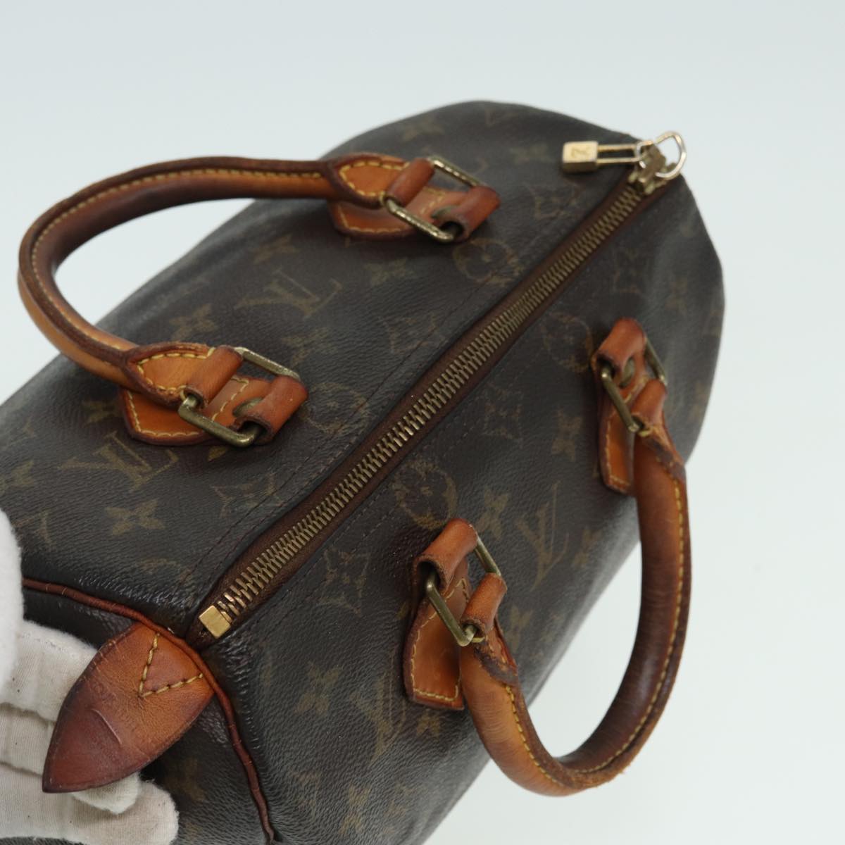 LOUIS VUITTON Monogram Speedy 25 Hand Bag M41528 LV 83997